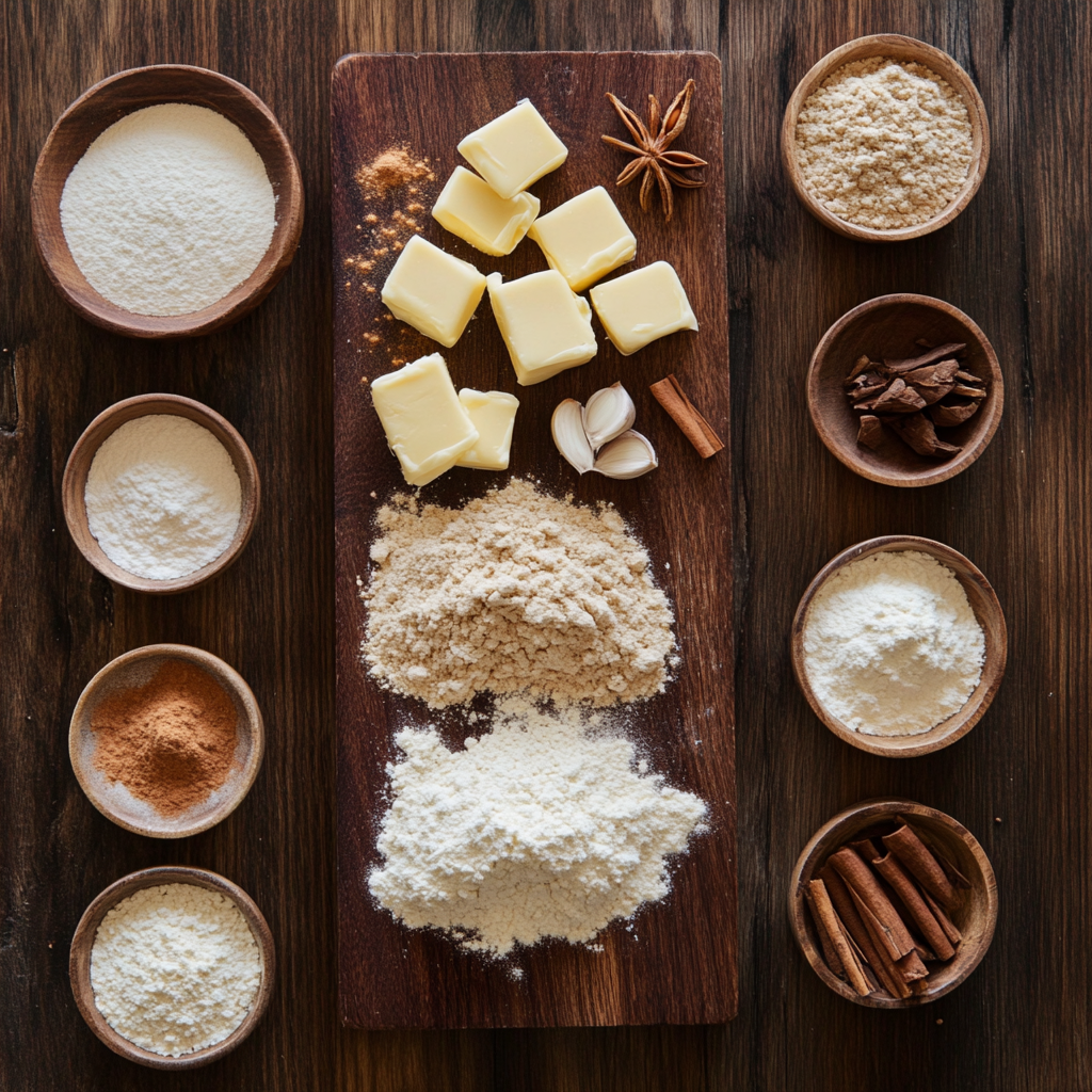 Eggnog Snickerdoodles ingredients