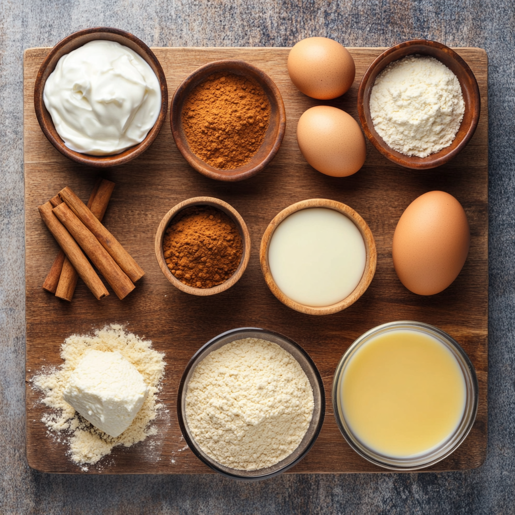 Gingerbread Cinnamon Rolls ingredients