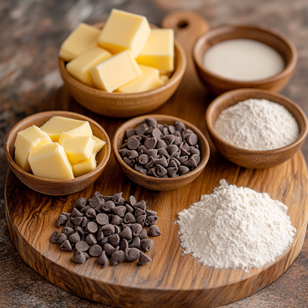 Gingerbread Millionaire Shortbread Bars ingredients