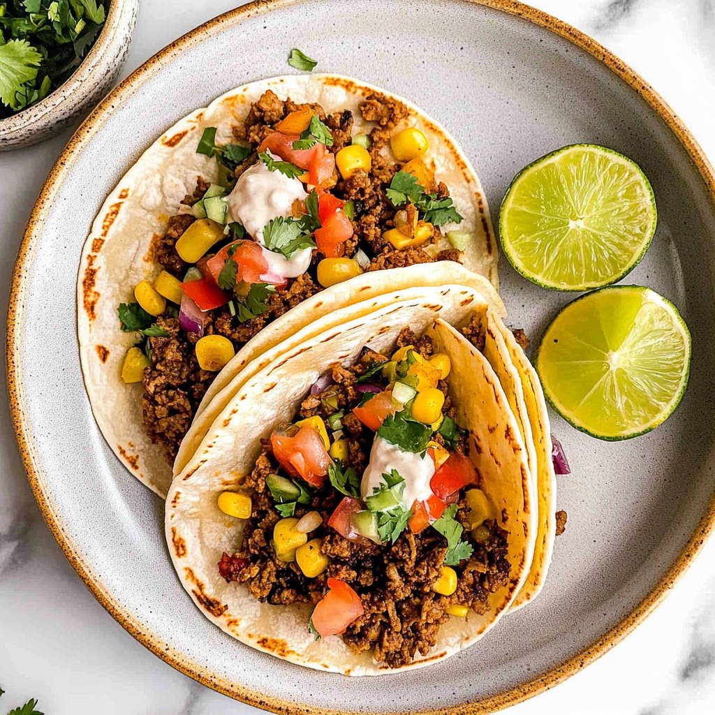 Mexican Ground Beef Tacos