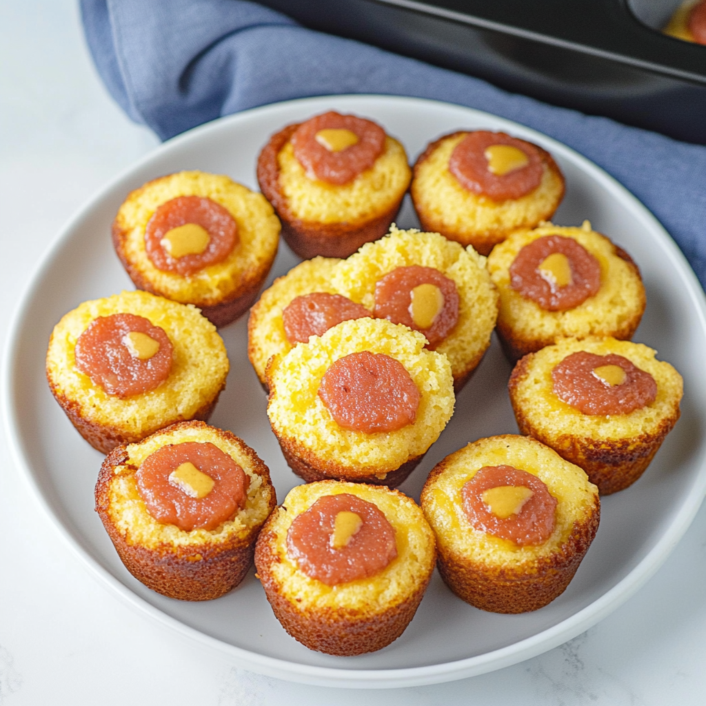 Mini Corn Dog Muffins