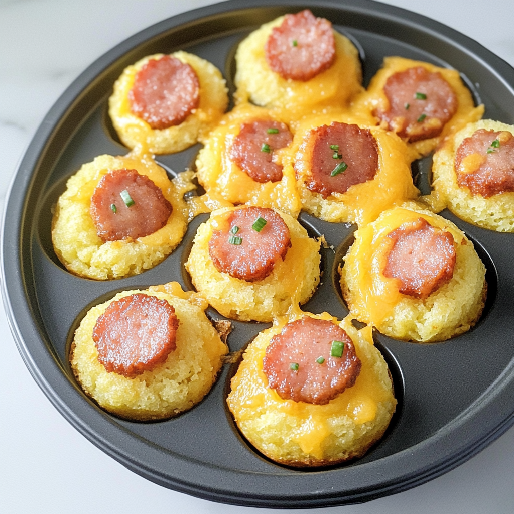 Mini Corn Dog Muffins