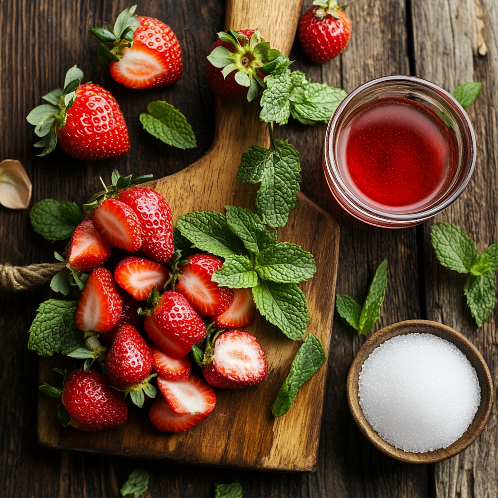Moscato Strawberries ingredients
