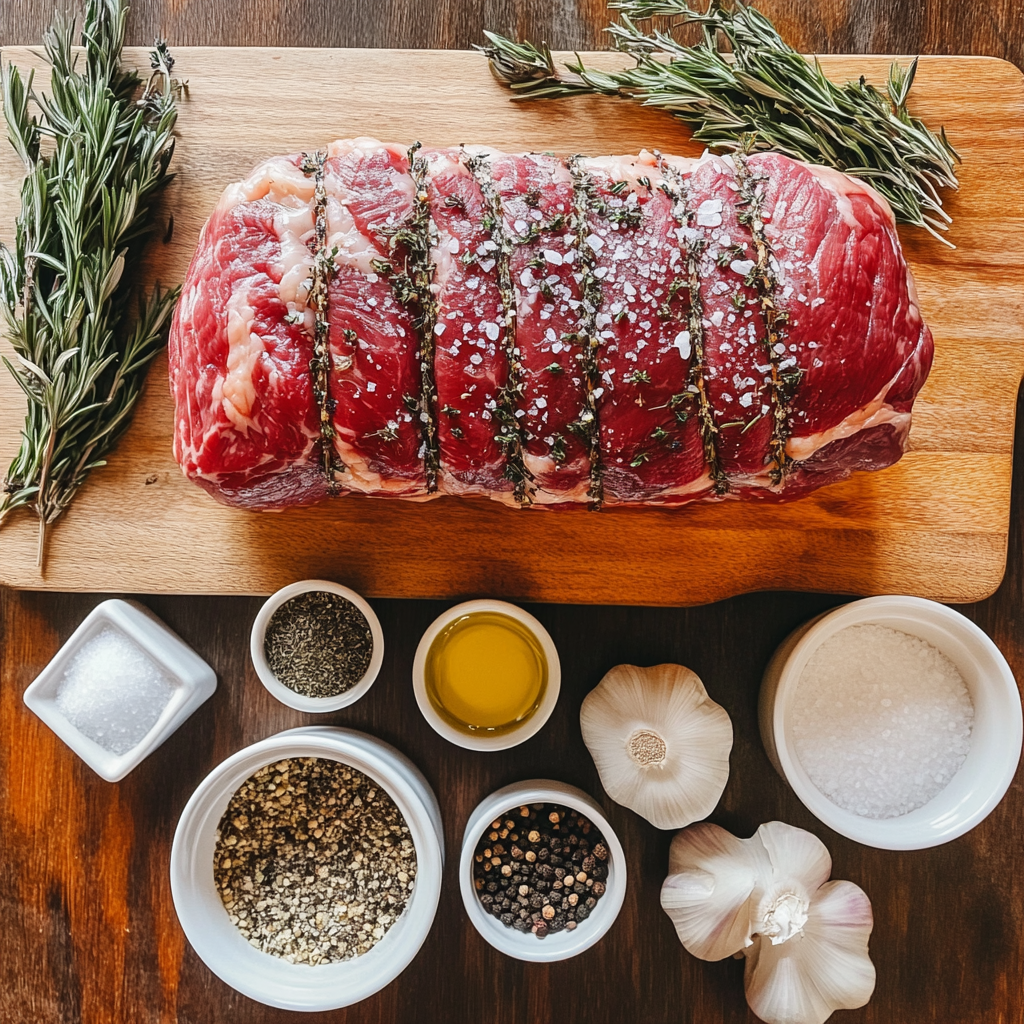 Prime Rib Roast ingredients
