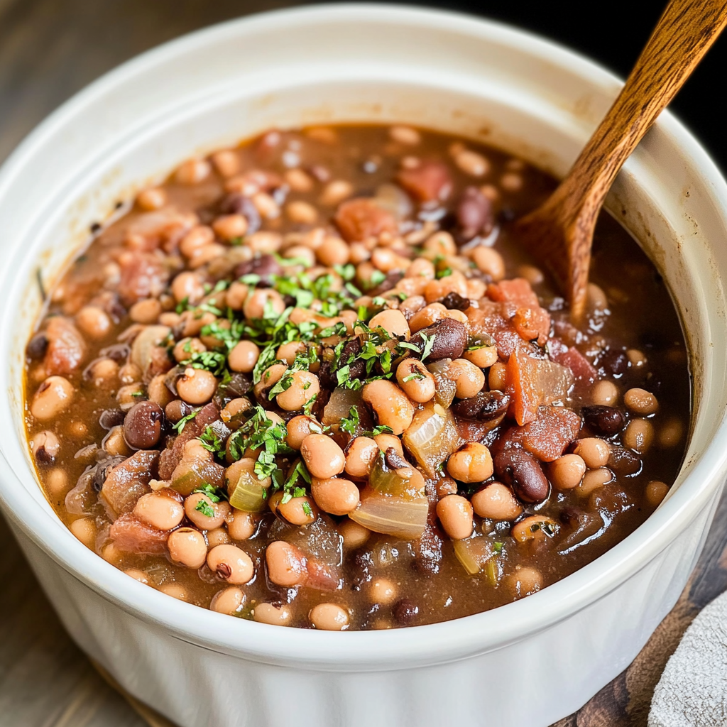 Slow Cooker Black Eyed Peas
