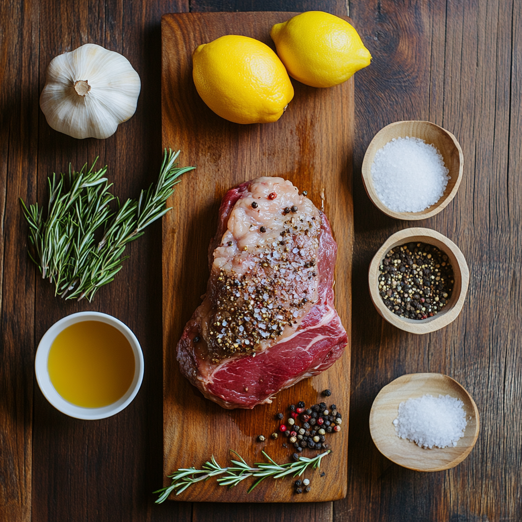 Slow Cooker Leg of Lamb ingredients