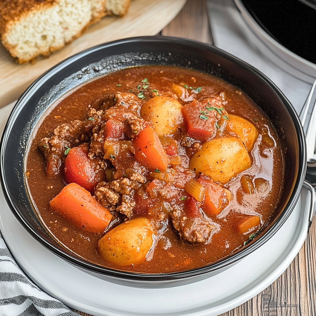 Slow Cooker Poor Man’s Stew