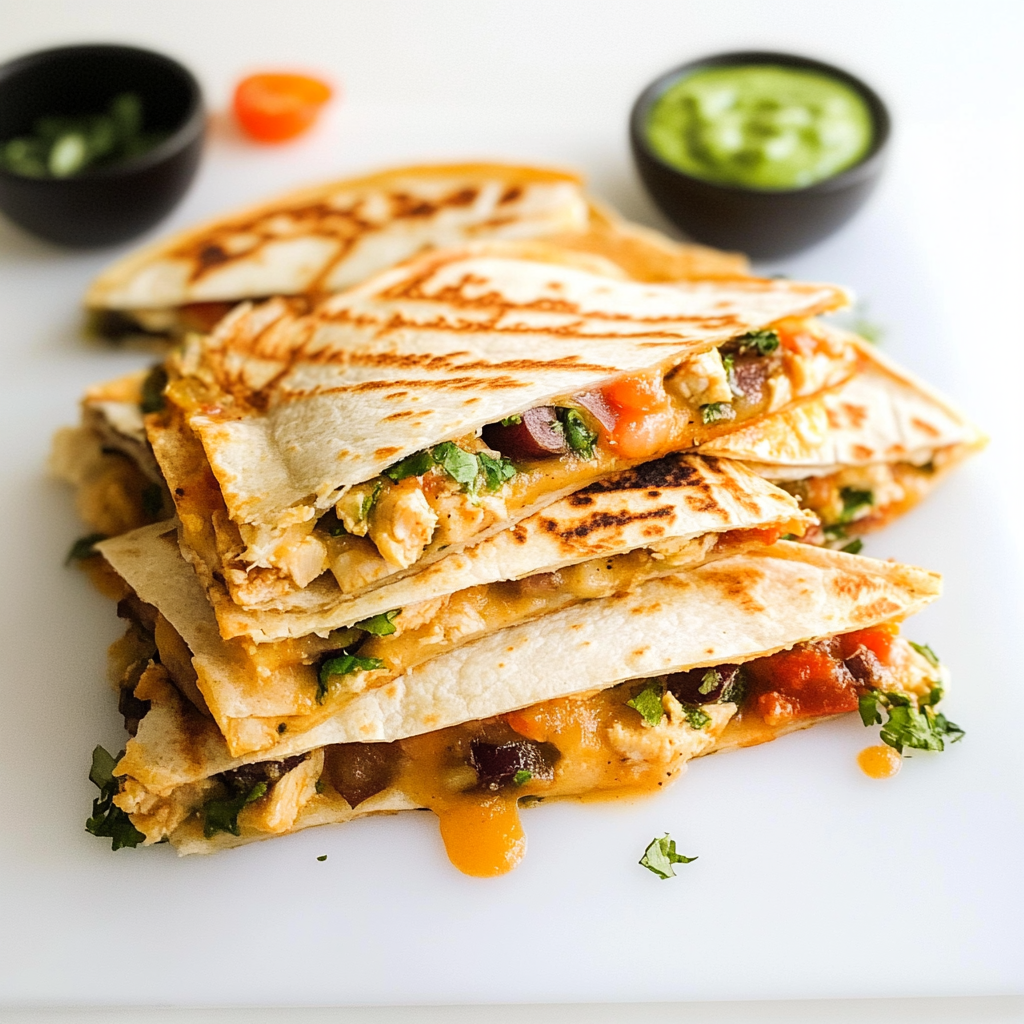 Southwestern Chicken Quesadillas