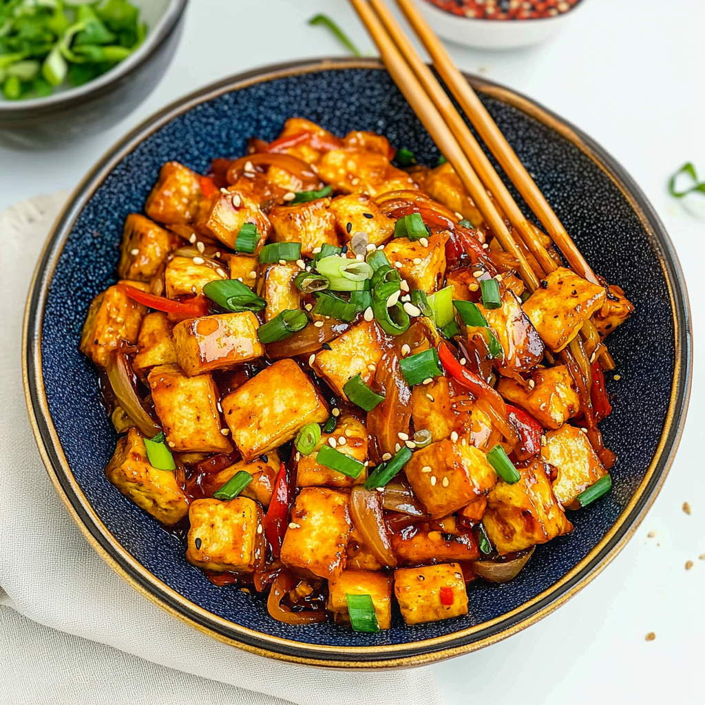 Stir Fry With Crispy Tofu