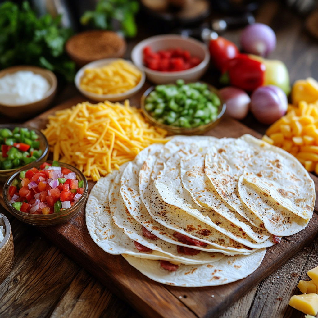 sheet pan breakfast burritos ingredients