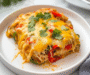 Cheesy Chicken Fajita Casserole