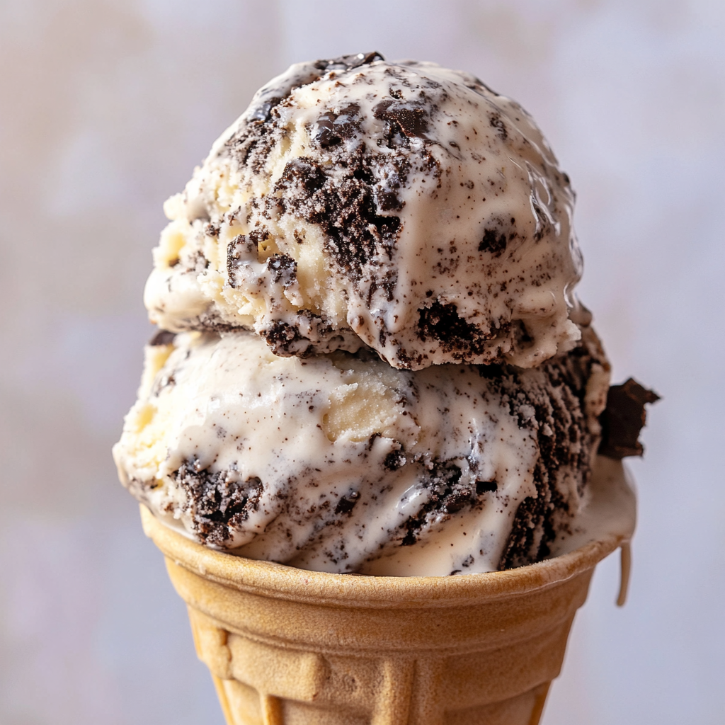 Cookies and Cream Fudge Swirl Ice Cream