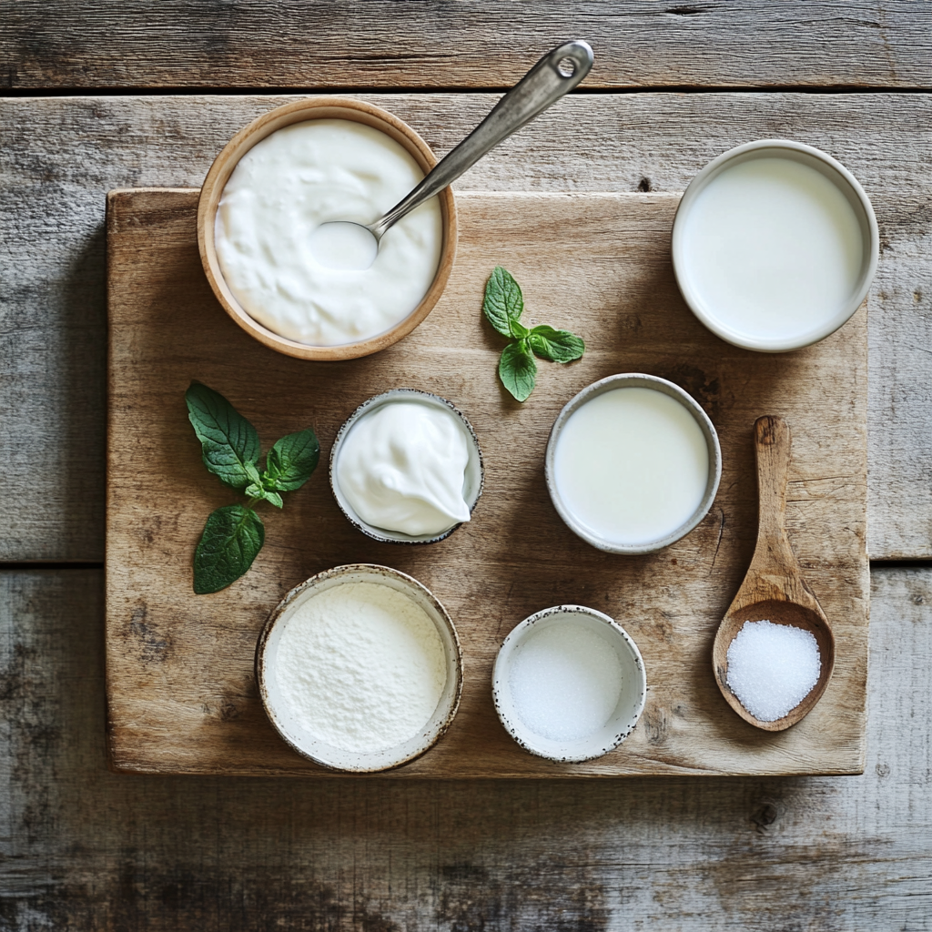 Easy Homemade Yogurt ingredients