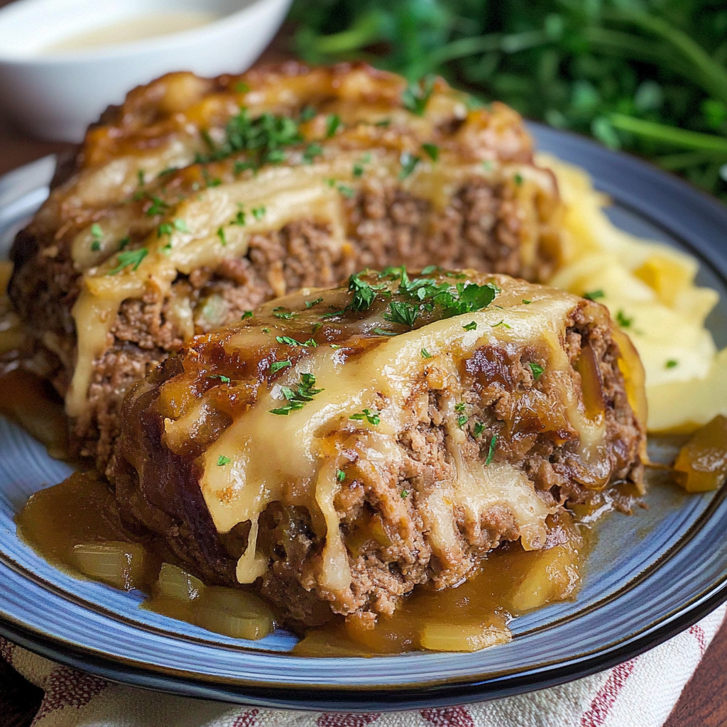 French Onion Meatloaf