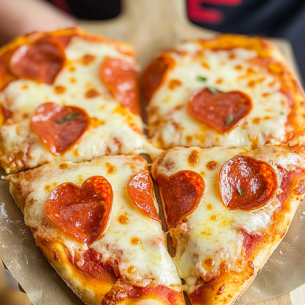 Heart Shaped Pizza (Cute Valentine’s Day Dinner)