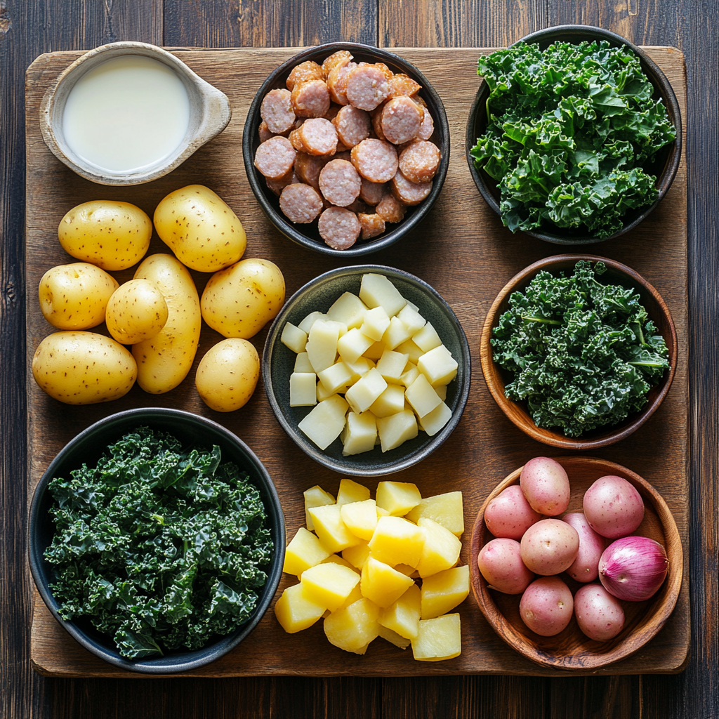 Instant Pot Zuppa Toscana ingredients
