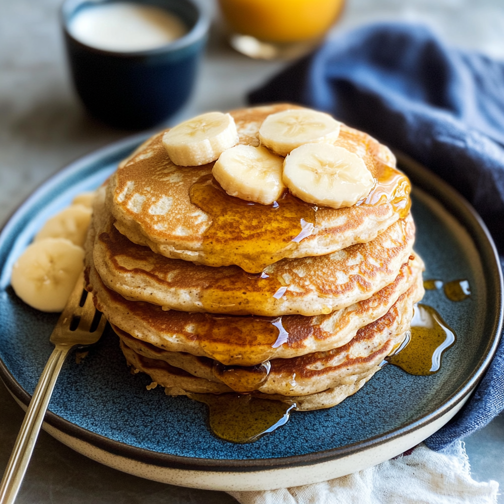 Oat Flour Pancakes