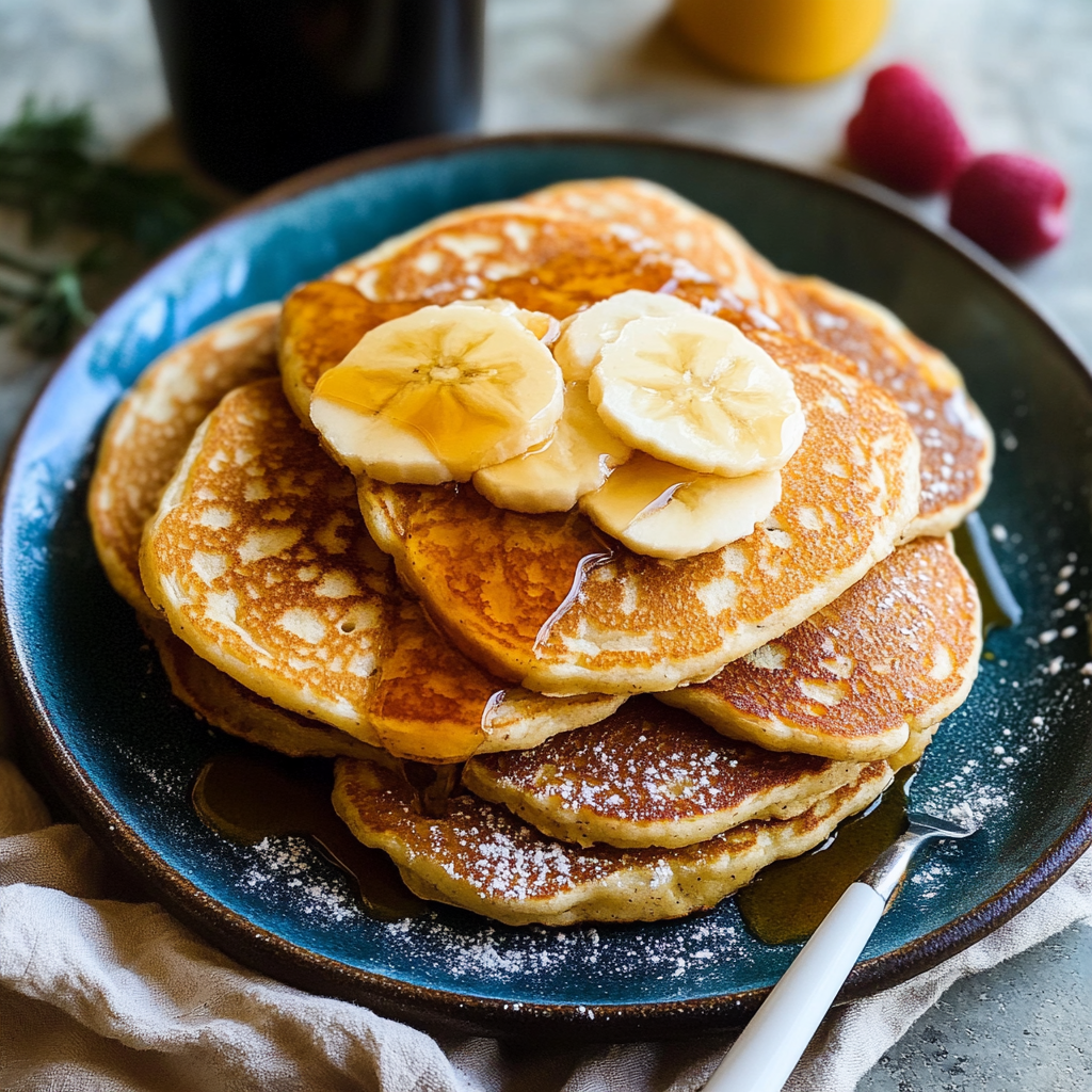 Oat Flour Pancakes