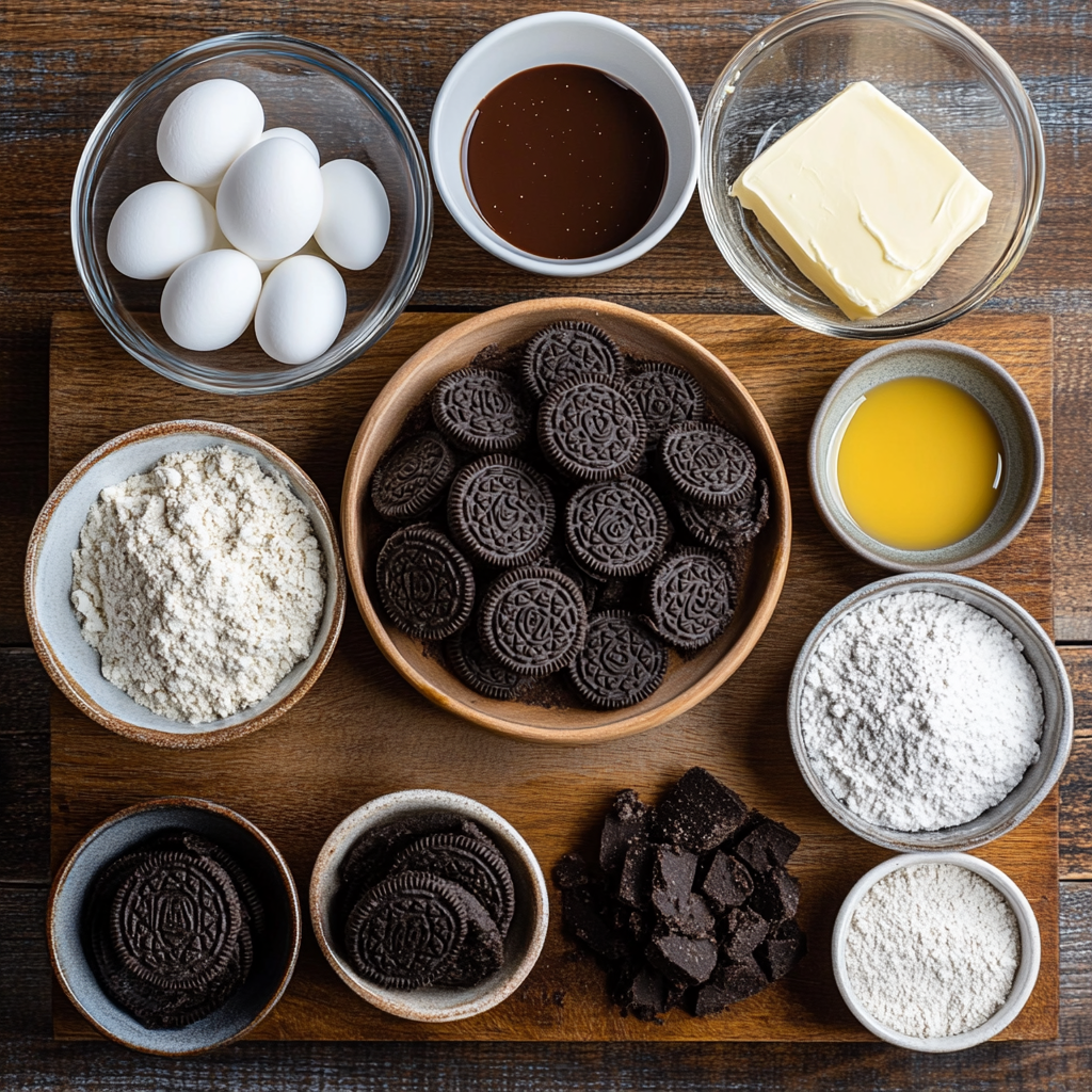Oreo Cake ingredients