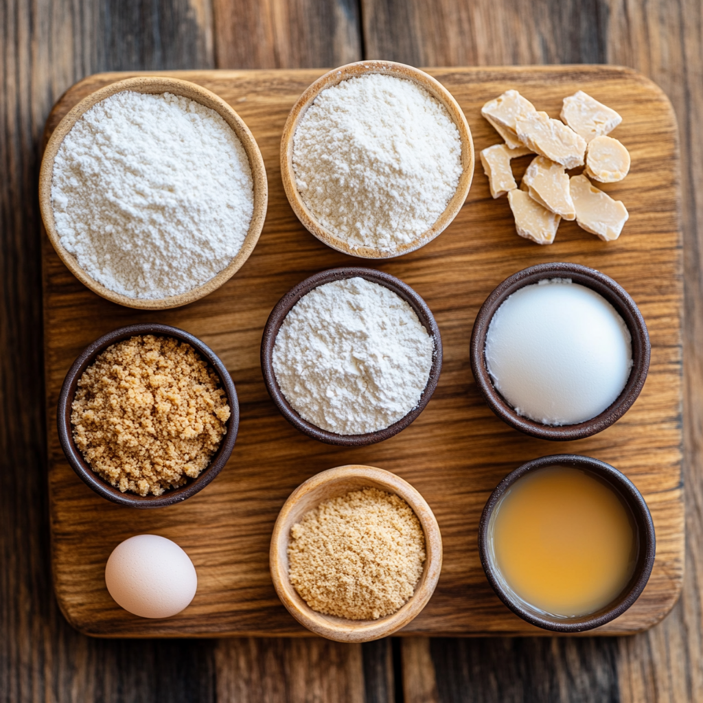 Peanut Butter Heart Cookies ingredients
