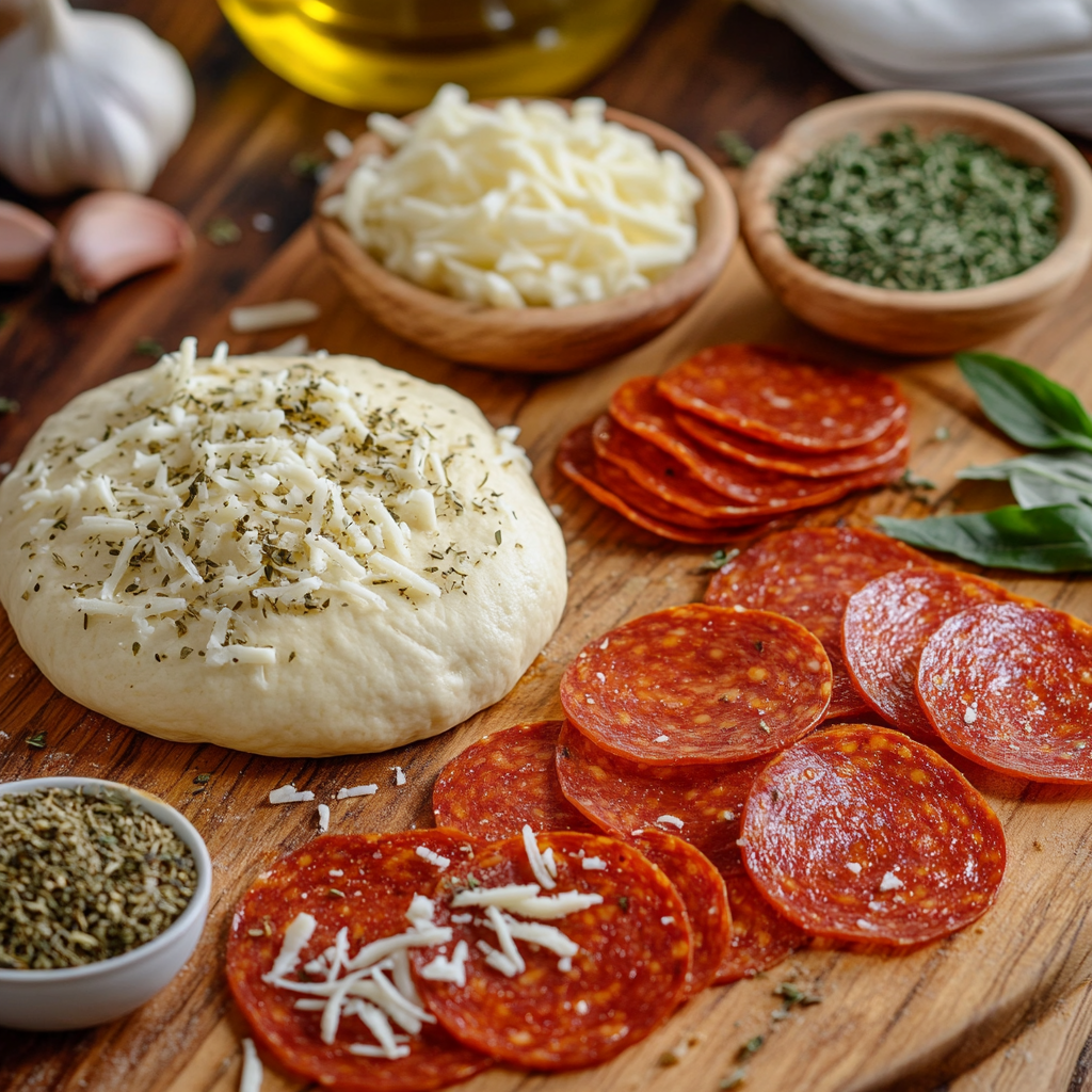 Pepperoni Rolls ingredients