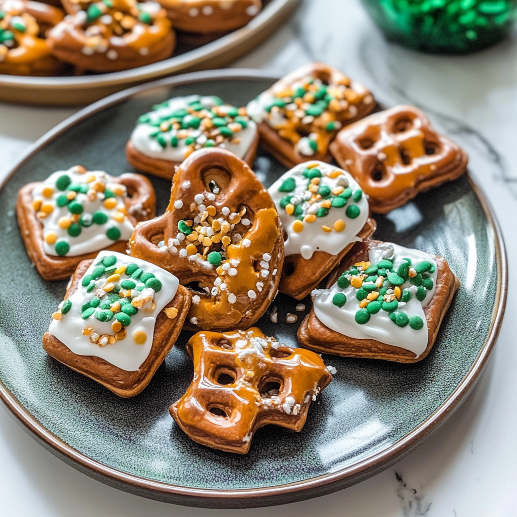 St Patrick’s Day Pretzels