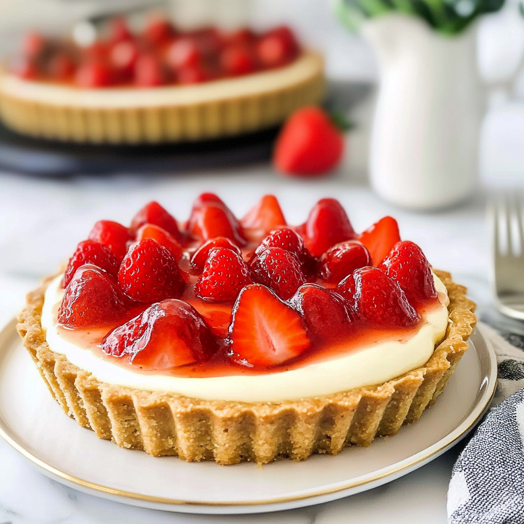 Strawberry Champagne Tart
