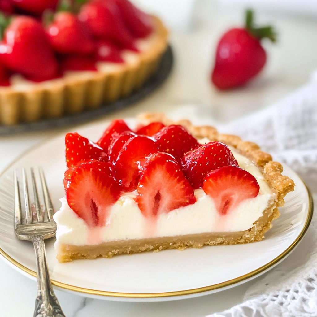 Strawberry Champagne Tart