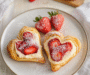 Strawberry Cream Cheese Heart Danishes