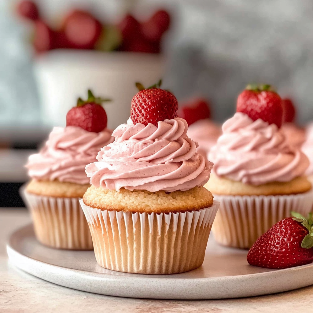 Strawberry Cupcakes