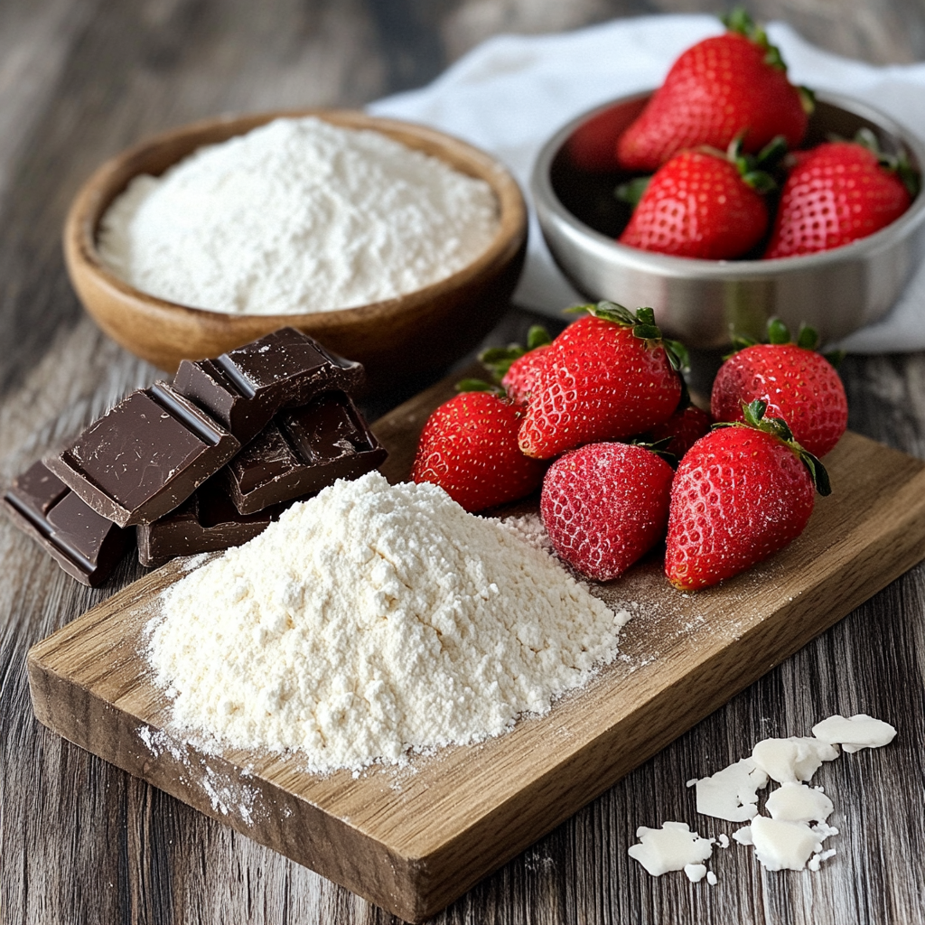 Strawberry Kiss Cookies ingredients