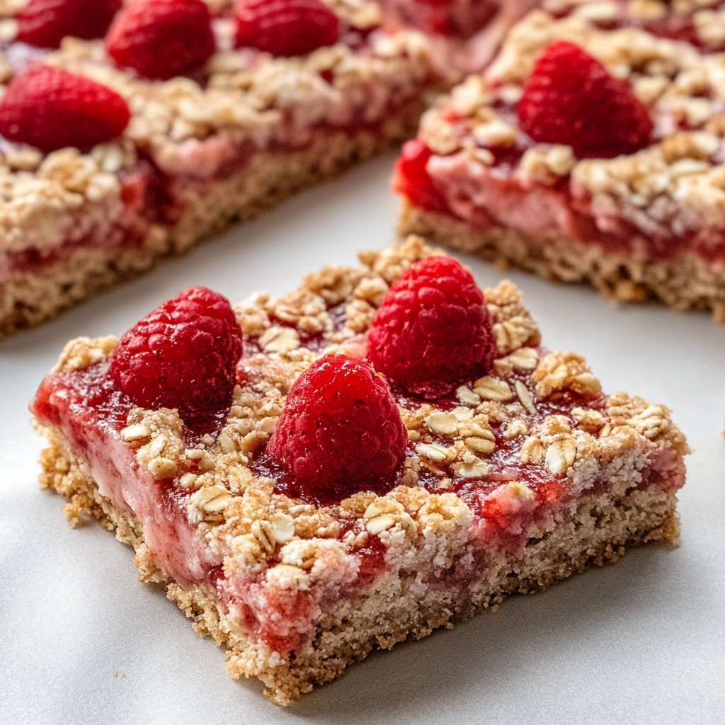 Strawberry Oat Bars