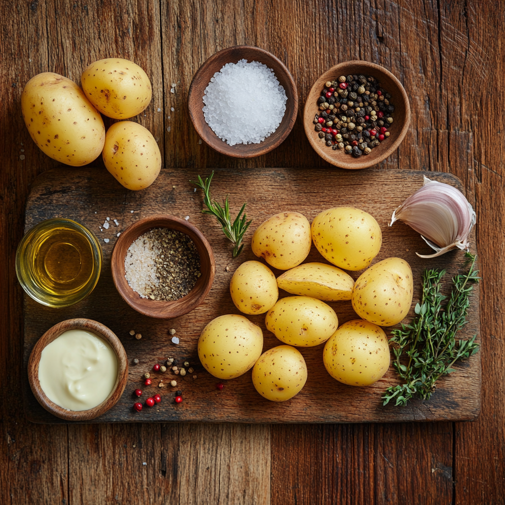 air fryer potatoes ingredients