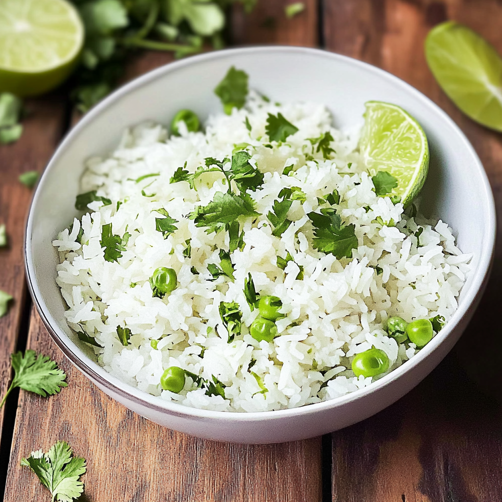 cilantro lime rice in rice cooker