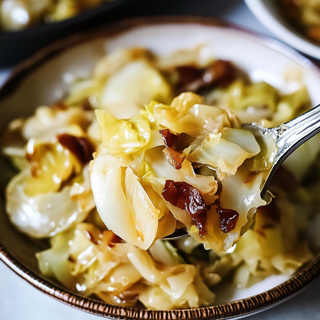 fried cabbage