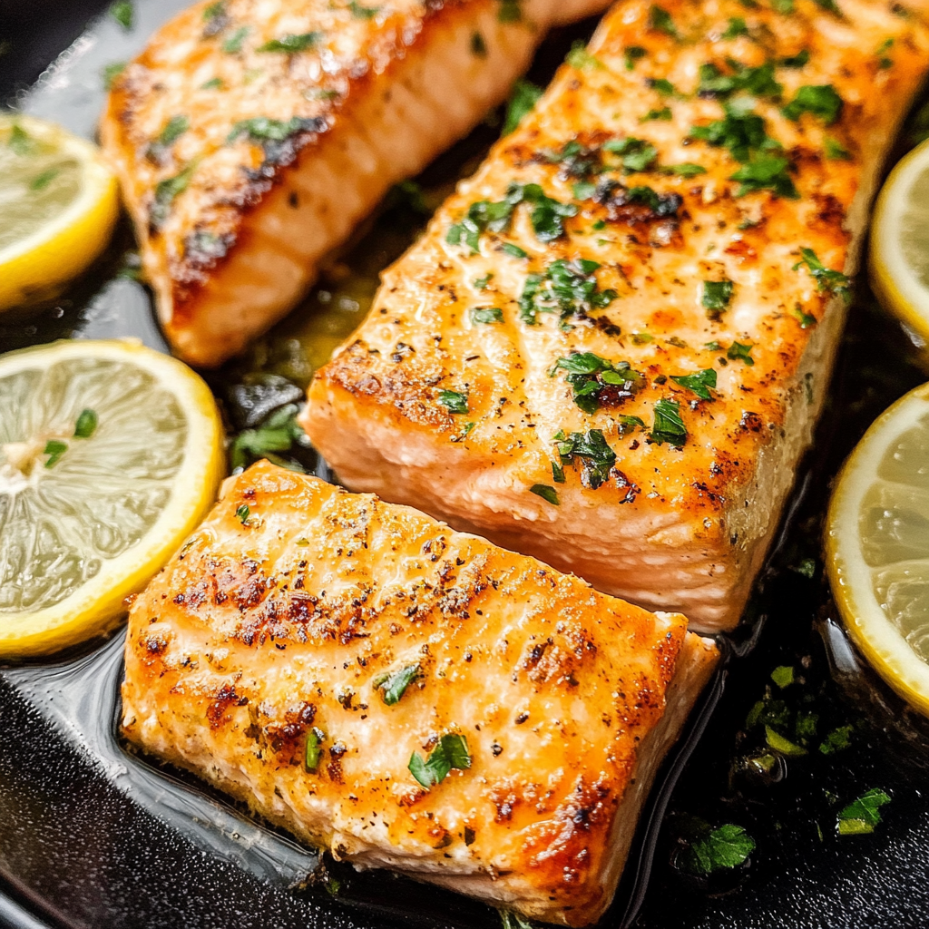 garlic butter salmon