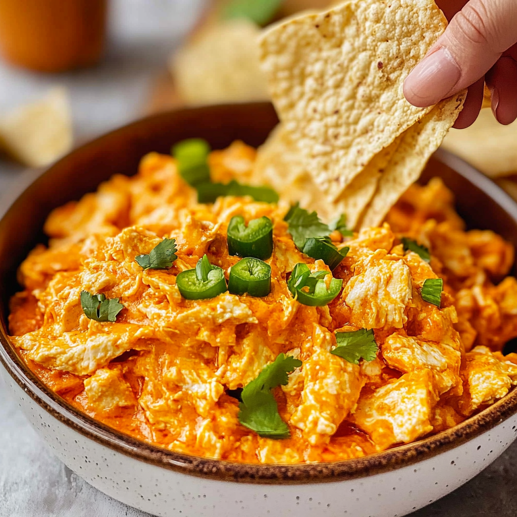 high protein buffalo chicken dip