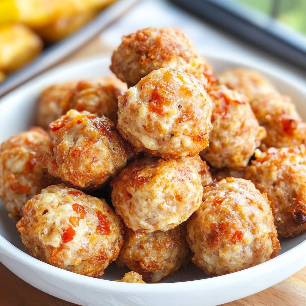 rotel cream cheese sausage balls