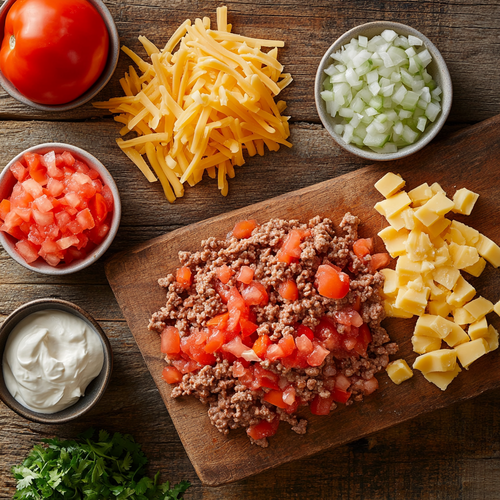 rotel dip with ground beef ingredients