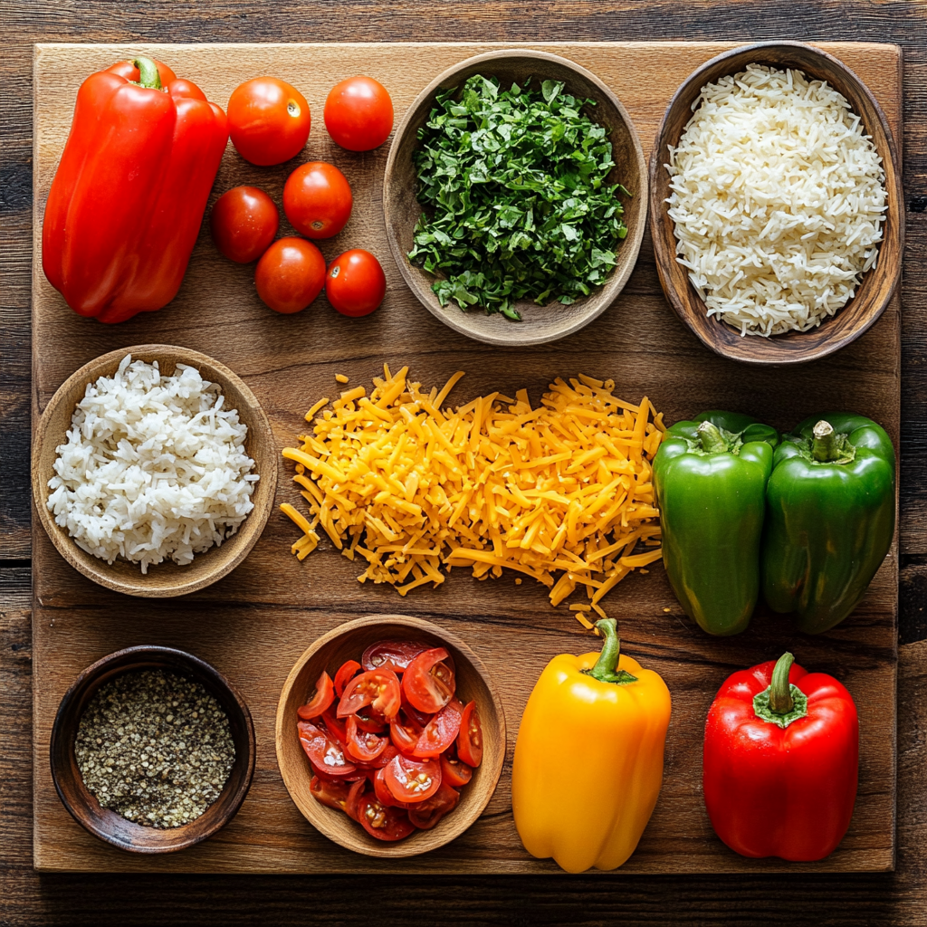 stuffed bell peppers ingredients