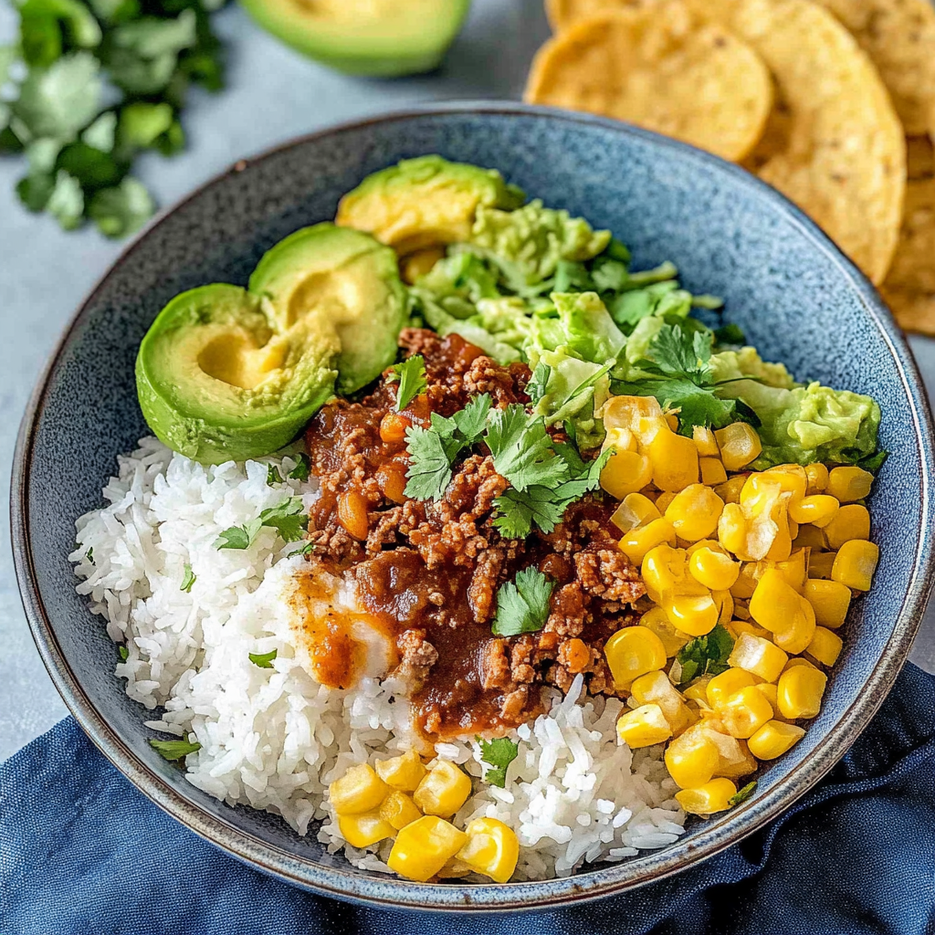 taco rice bowl