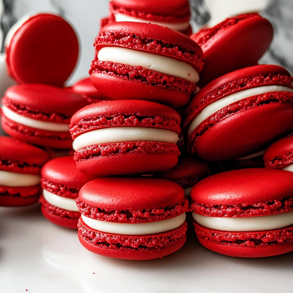 Best Valentine’s Day Red Velvet Macarons