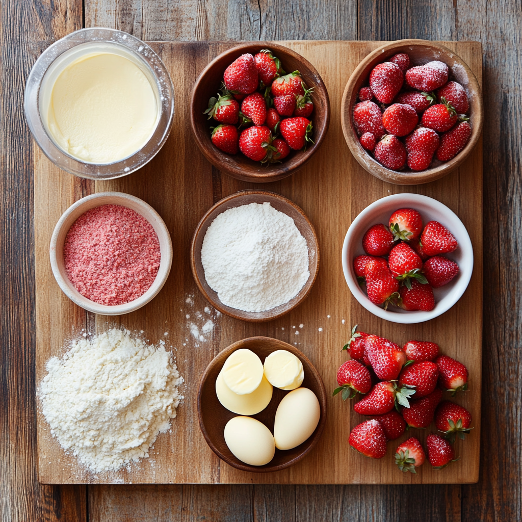 Best Valentine’s Day strawberry shortcake cookies ingredients
