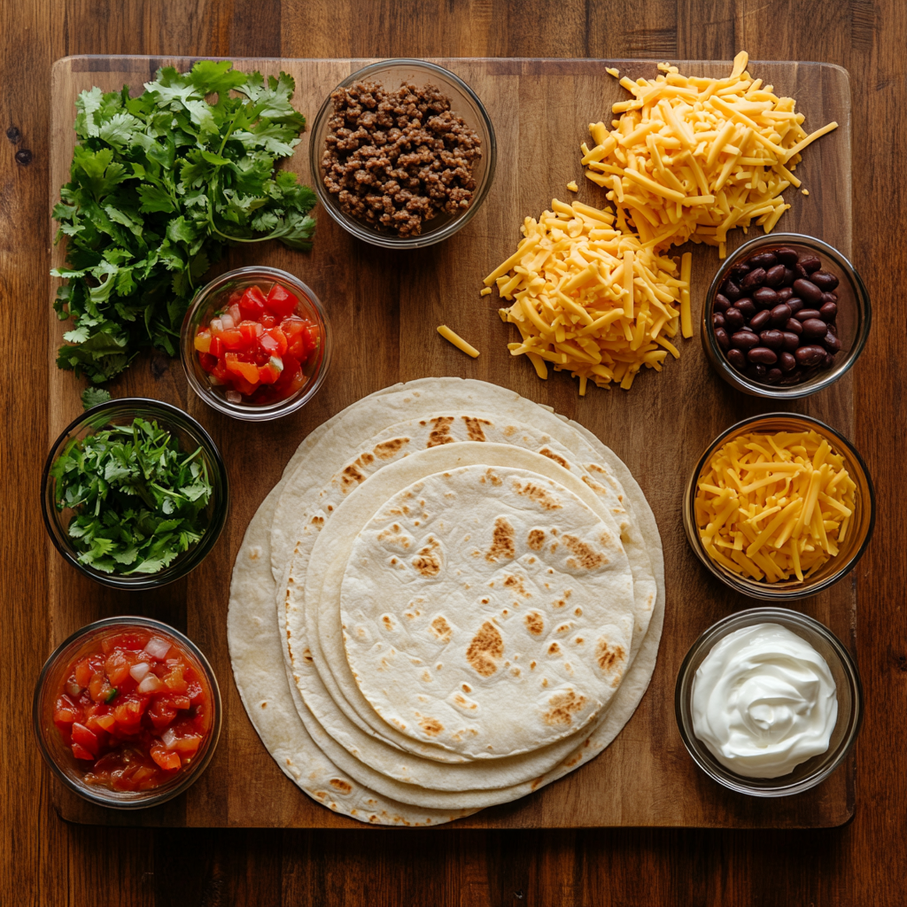 Burrito Casserole ingredients