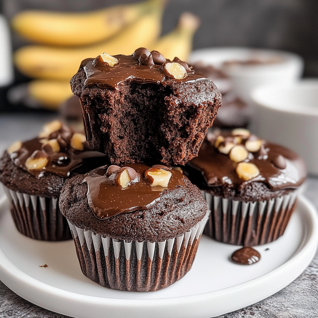 Chocolate Banana Muffins