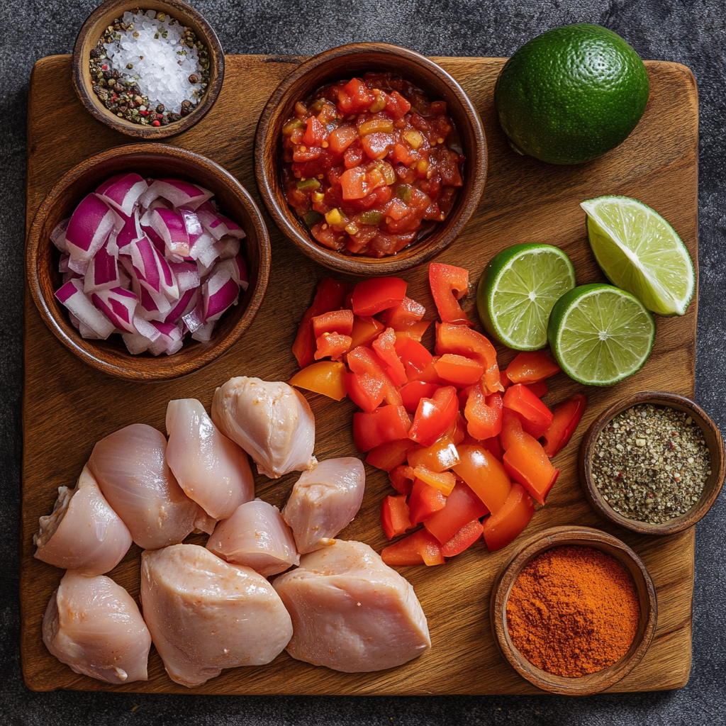 Crockpot Mexican Chicken ingredients