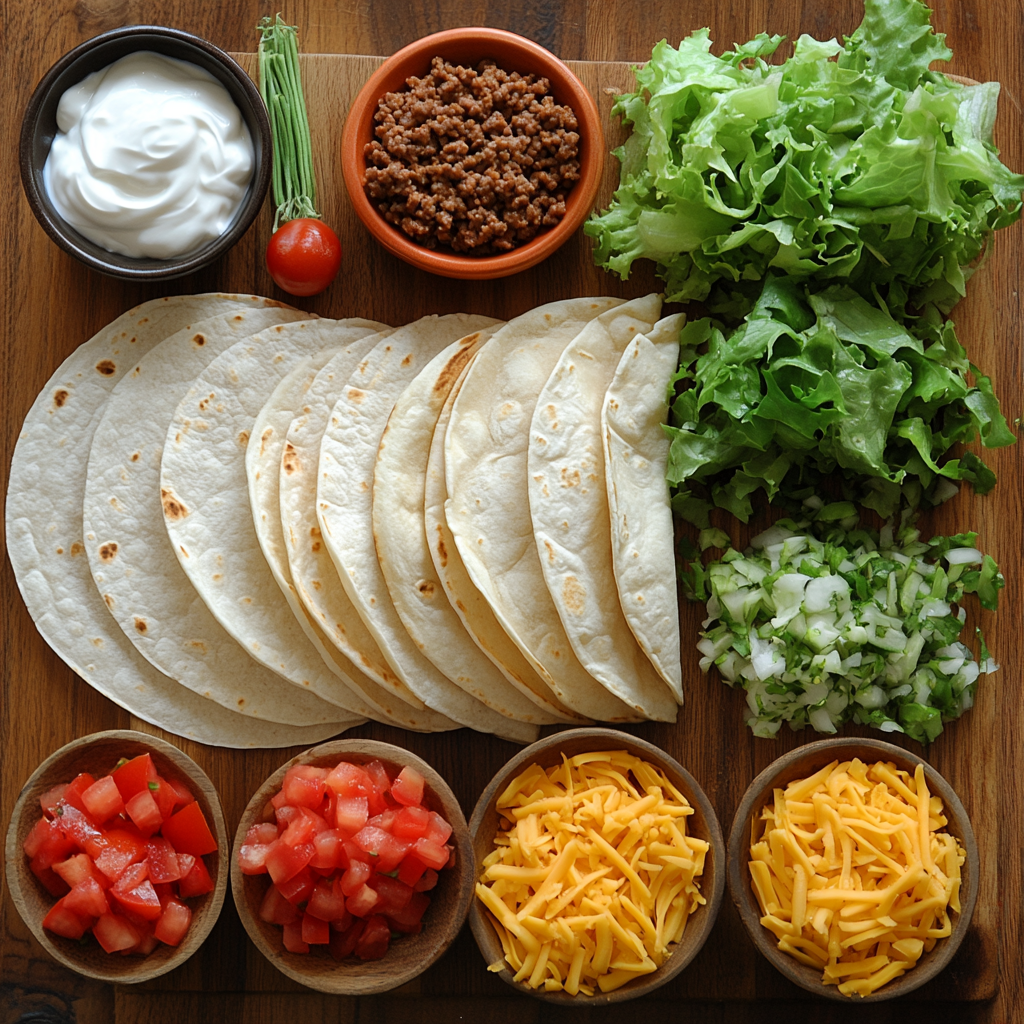 Crunchwrap Supreme ingredients