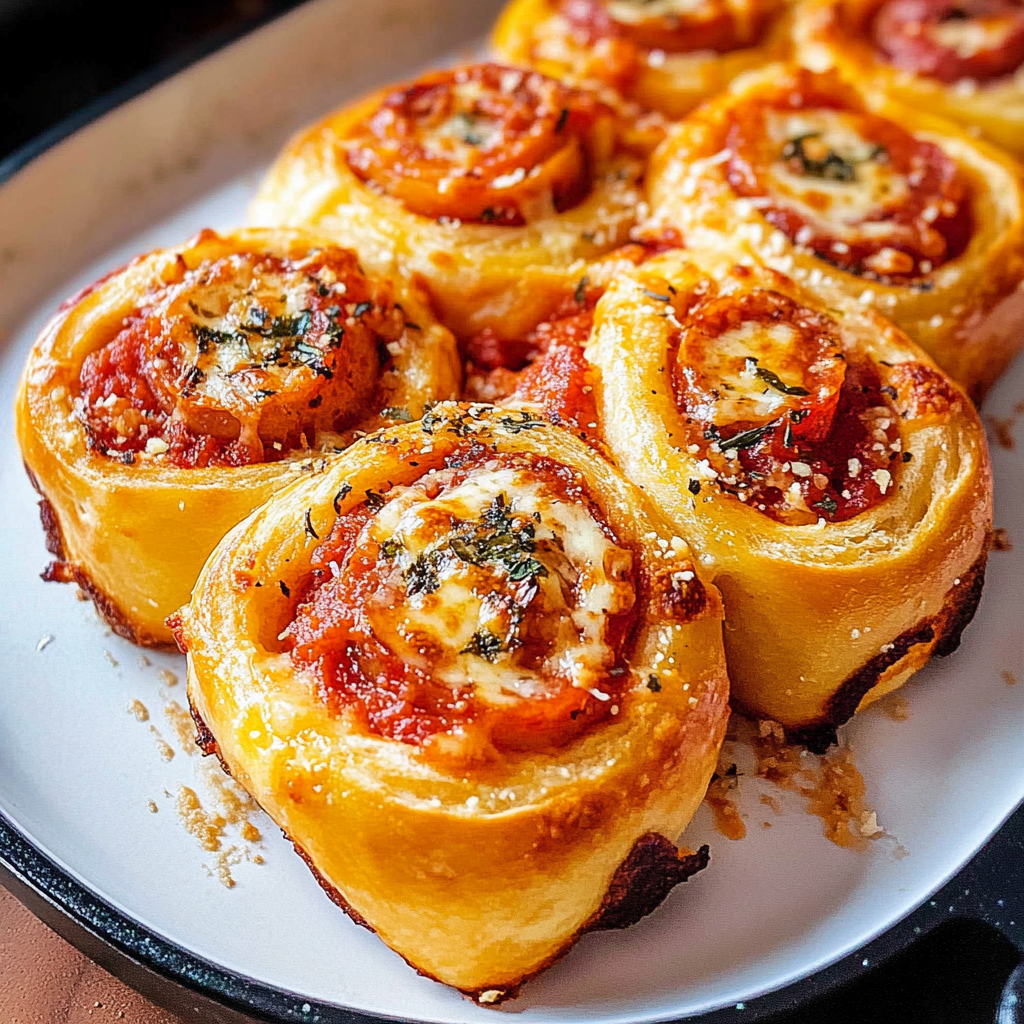 Easy Homemade Pepperoni Pizza Rolls Appetizer