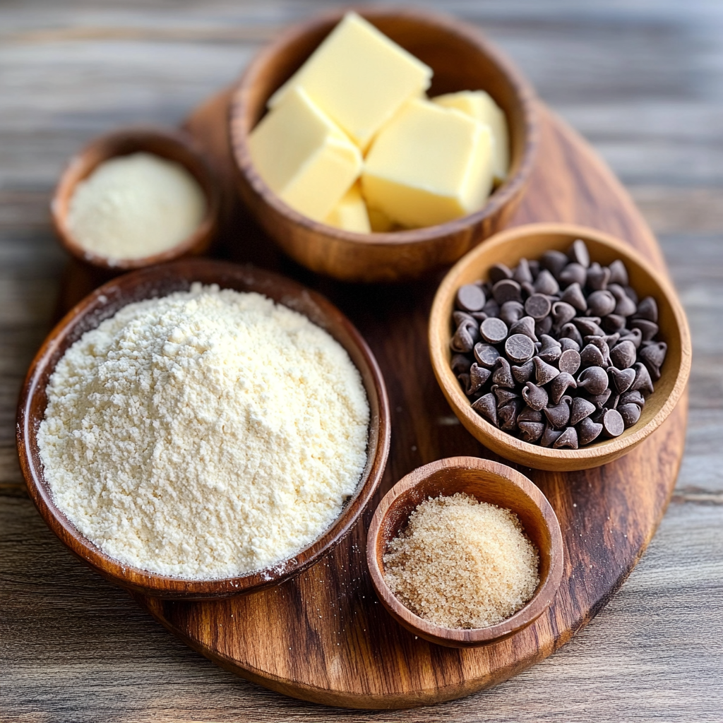 Edible Sugar Cookie Dough ingredients