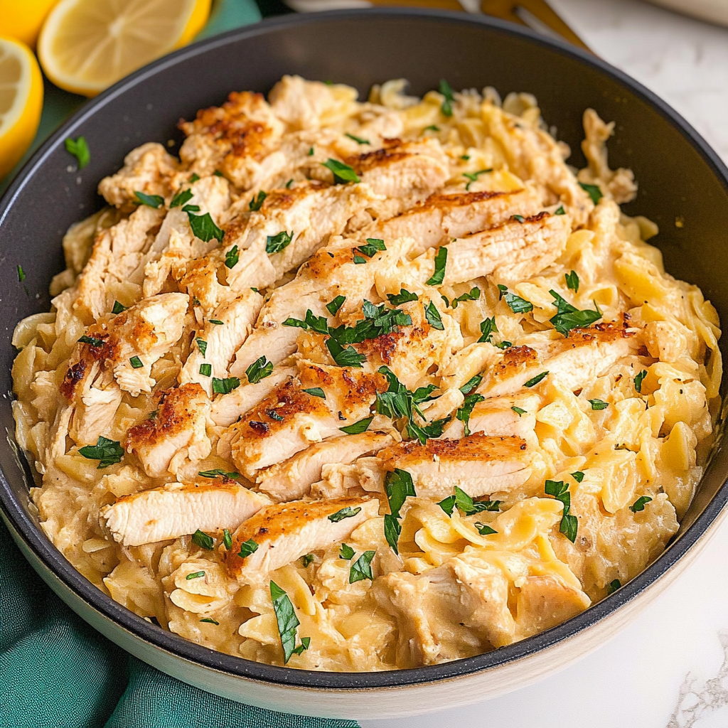 Lemon Chicken Orzo